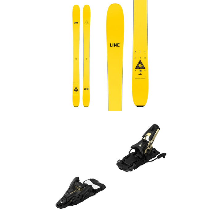 Line Skis Vision 108 Skis + Atomic Shift MNC 13 Alpine Touring Ski Bindings 2021