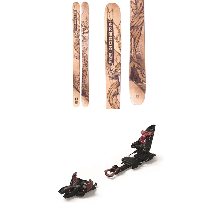 Armada x Oyuki ARV 116 JJ UL Skis + Marker Kingpin 13 Alpine Touring Ski Bindings 2021