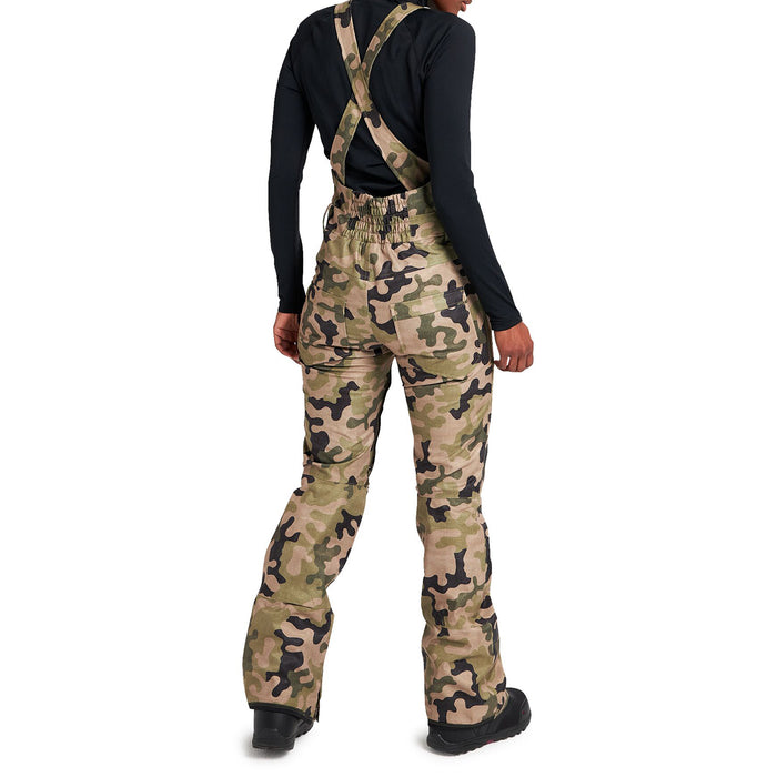 Burton Avalon Bib Pants - Women's Martini Olive Terra Camo