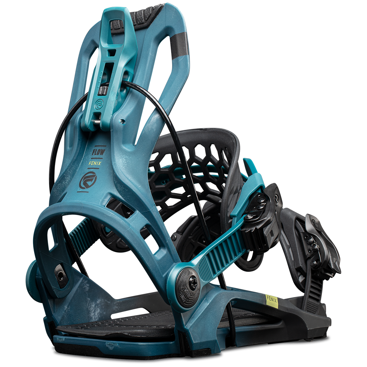 Flow Fenix Snowboard Bindings 2024 Petrol Blue