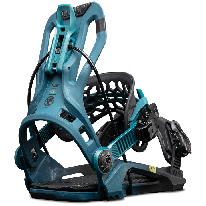 Flow Fenix Snowboard Bindings 2024 Petrol Blue