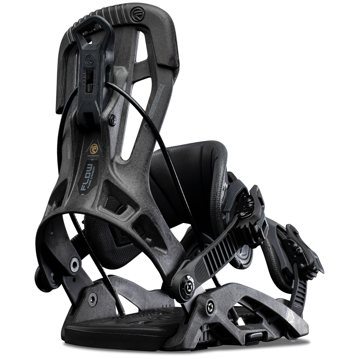 Flow Fuse Carbon Fusion Snowboard Bindings 2023 Graphite