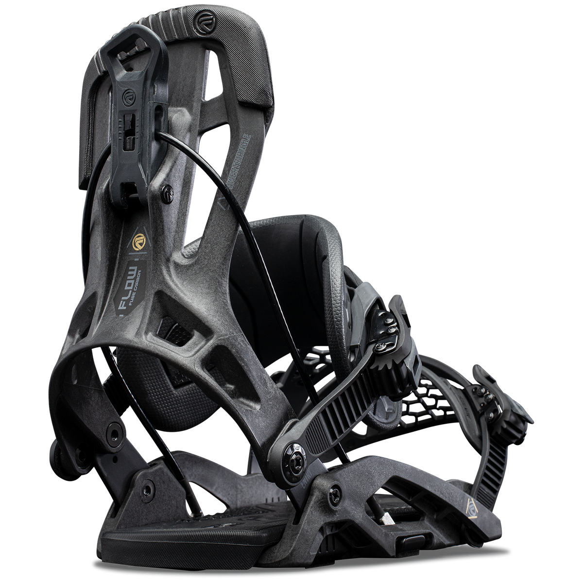 Flow Fuse Carbon Hybrid Snowboard Bindings 2023 Graphite
