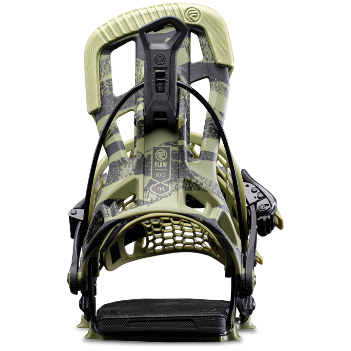 Flow NX2 Team Hybrid Snowboard Bindings 2023 Camoss