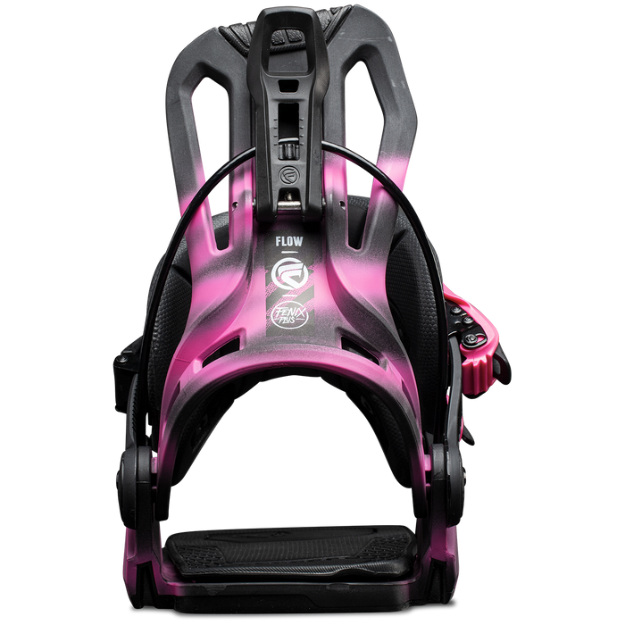 Flow Fenix Plus Fusion Snowboard Bindings 2024 Magenta Burst