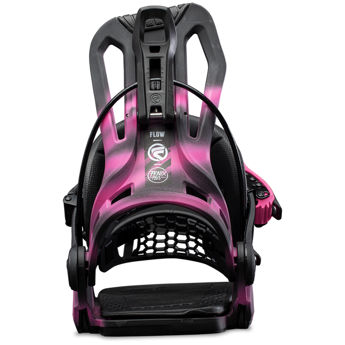 Flow Fenix Plus Hybrid Snowboard Bindings 2024 Magenta Burst