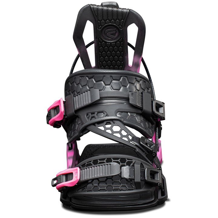Flow Fenix Plus Hybrid Snowboard Bindings 2024 Magenta Burst
