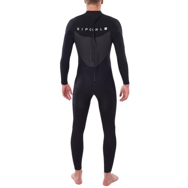 Rip Curl 4/3 Omega Back Zip Steamer Wetsuit Black