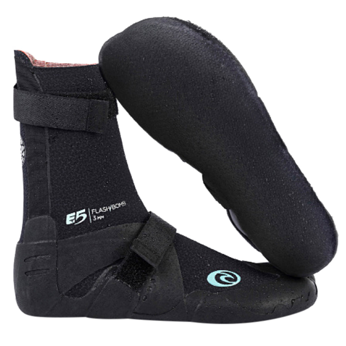 Rip Curl 3mm Flashbomb Hidden Split Toe Boots - Women's Black