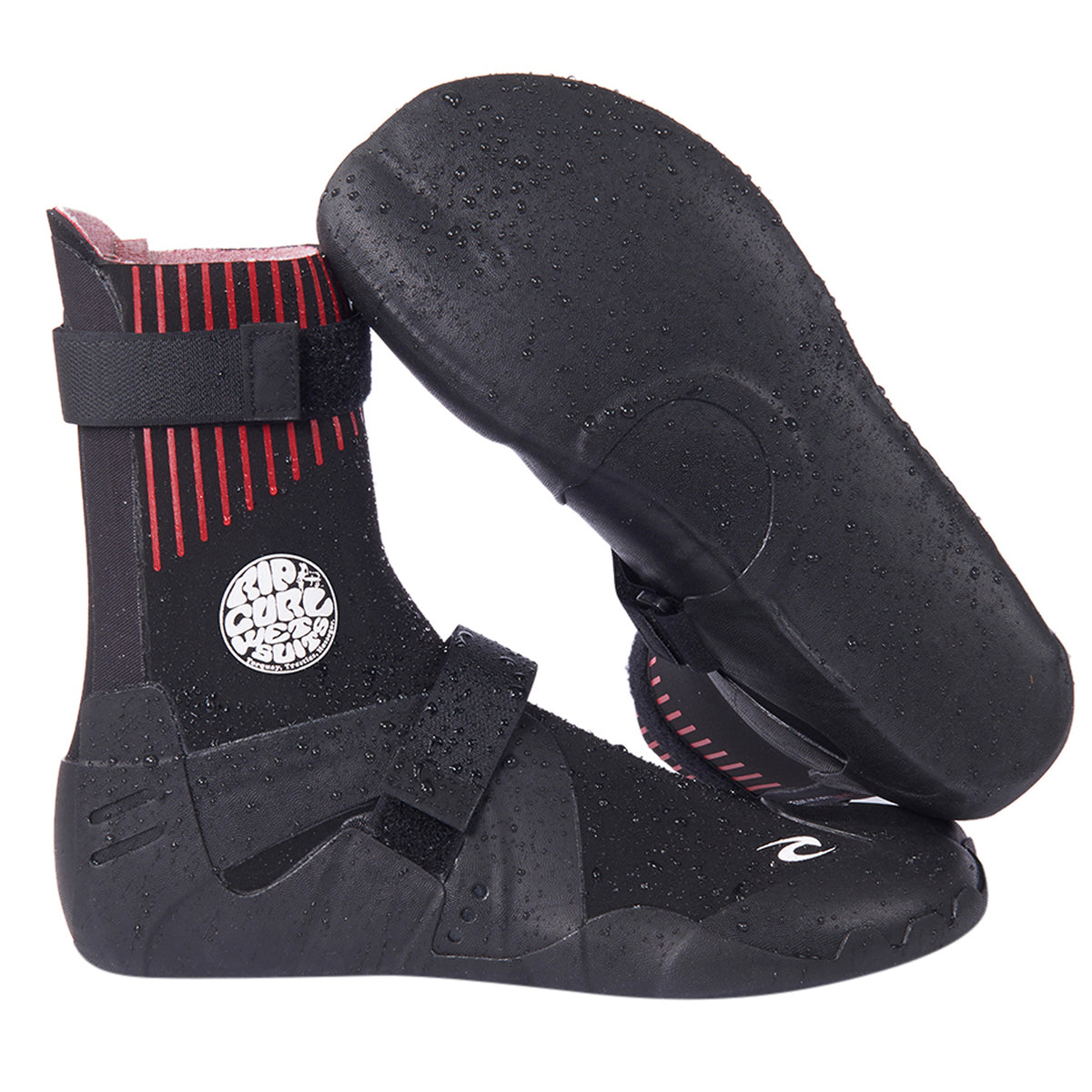 Rip Curl 3mm Flashbomb Hidden Split Toe Boots Black