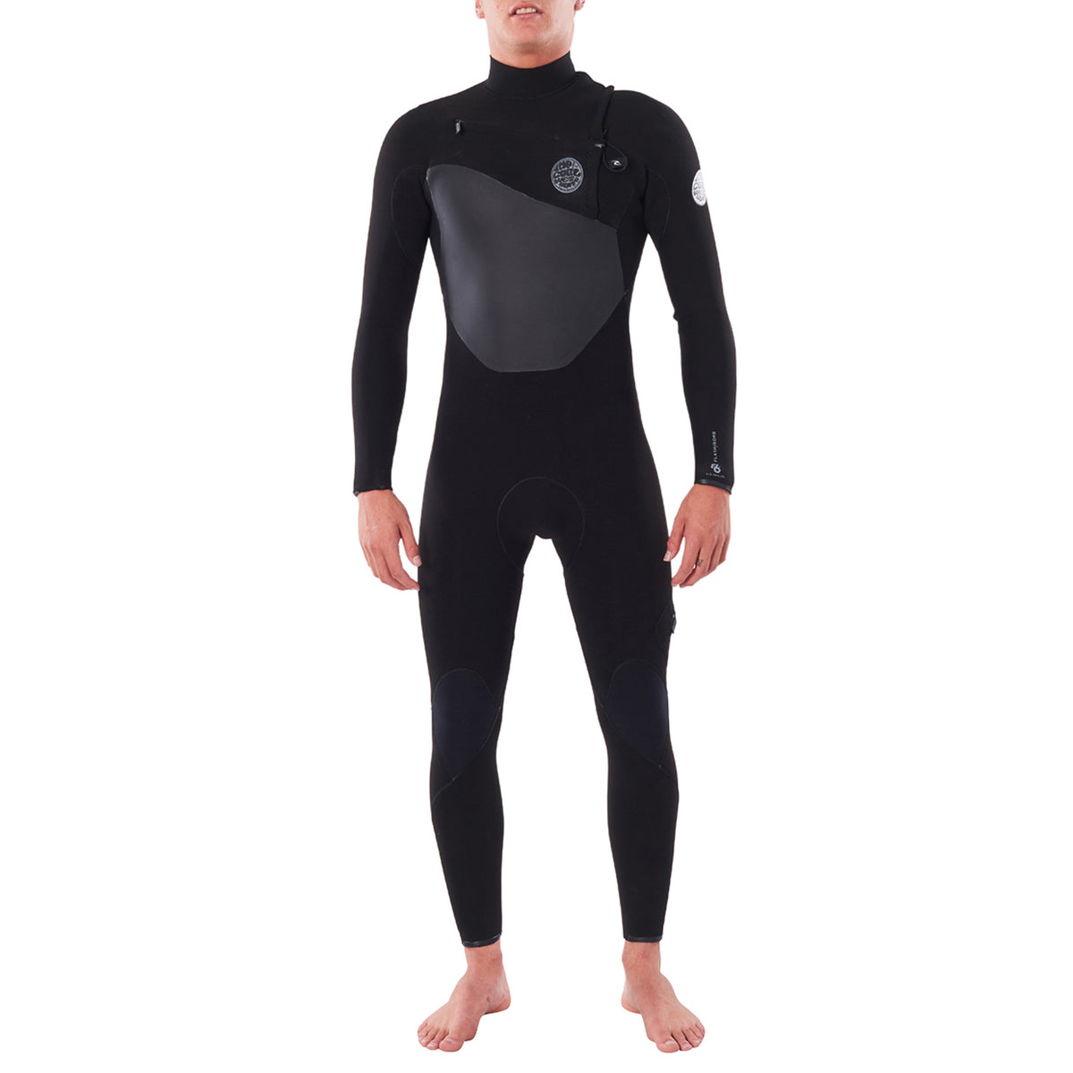 Rip Curl 4/3 Flashbomb Chest Zip Wetsuit Black