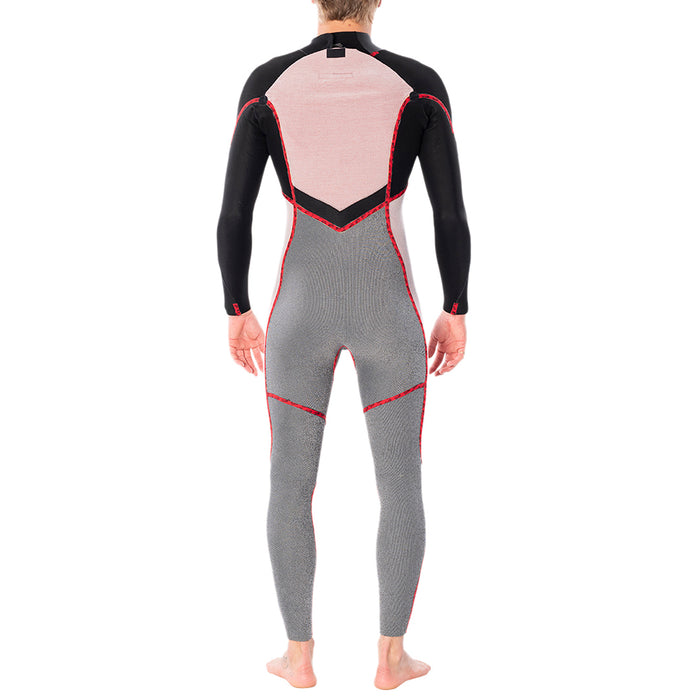 Rip Curl 3/2 Dawn Patrol Back Zip Steamer Wetsuit Black