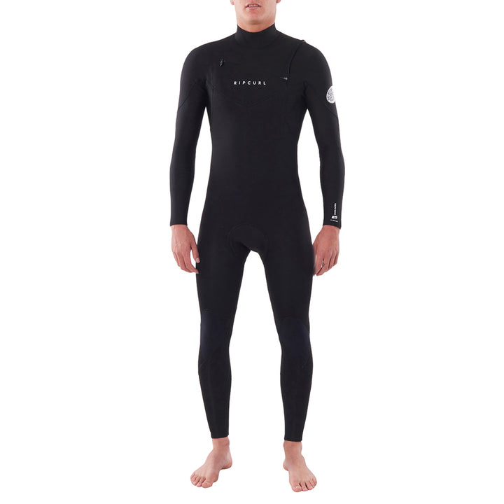 Rip Curl 3/2 Dawn Patrol Chest Zip Wetsuit Black