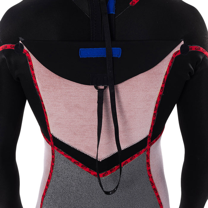 Rip Curl 3/2 Dawn Patrol Back Zip Steamer Wetsuit Black