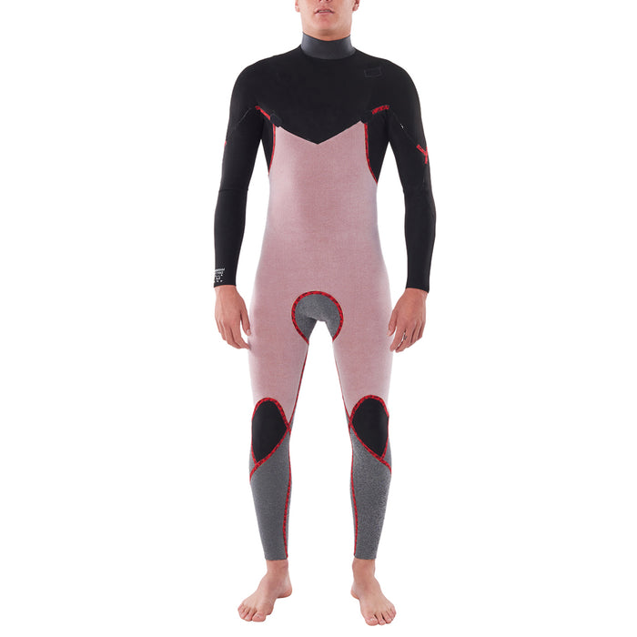 Rip Curl 3/2 Dawn Patrol Chest Zip Wetsuit Black