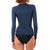 Rip Curl Rincon Long Sleeve Zip Thru UV Rashguard - Women's Navy