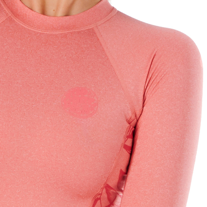 Rip Curl Rincon Long Sleeve UV Rashguard - Women's Coral