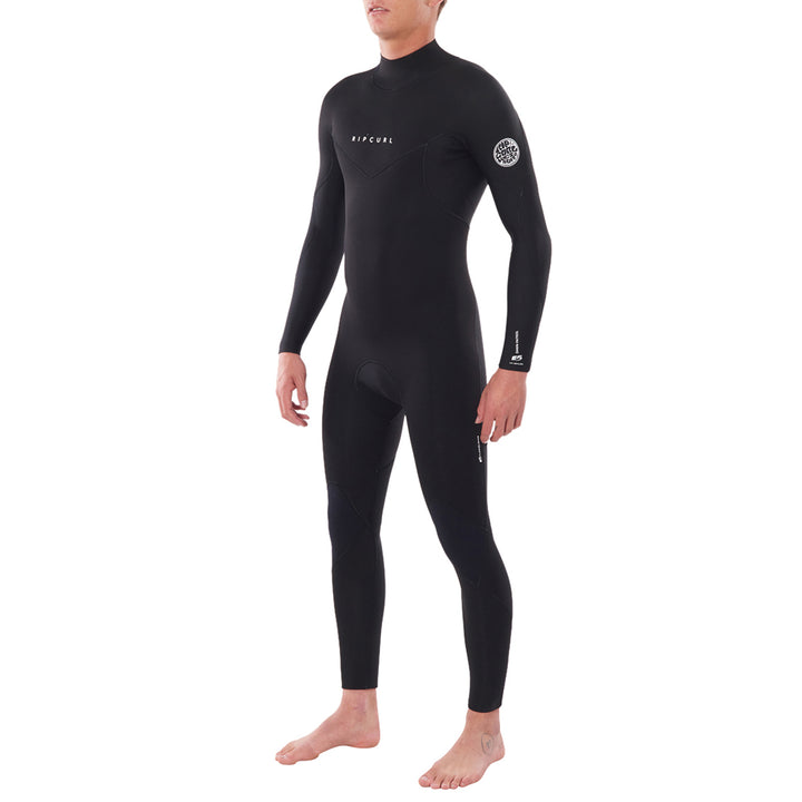Rip Curl 5/3 Dawn Patrol Steamer Back Zip Wetsuit Black
