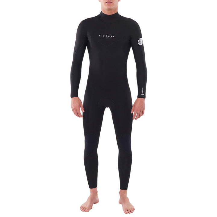 Rip Curl 5/3 Dawn Patrol Steamer Back Zip Wetsuit Black