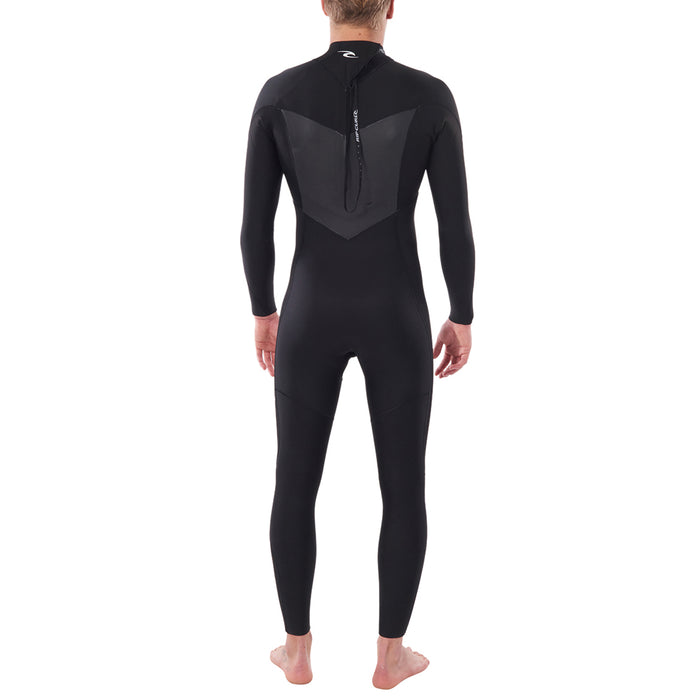Rip Curl 5/3 Dawn Patrol Steamer Back Zip Wetsuit Black