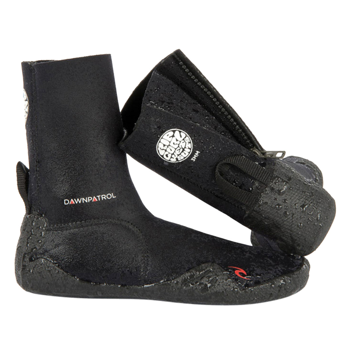 Rip Curl 3mm Dawn Patrol Round Toe Booties - Kids' Black