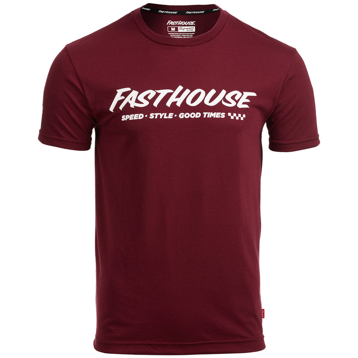 Fasthouse Prime Tech Tee Maroon
