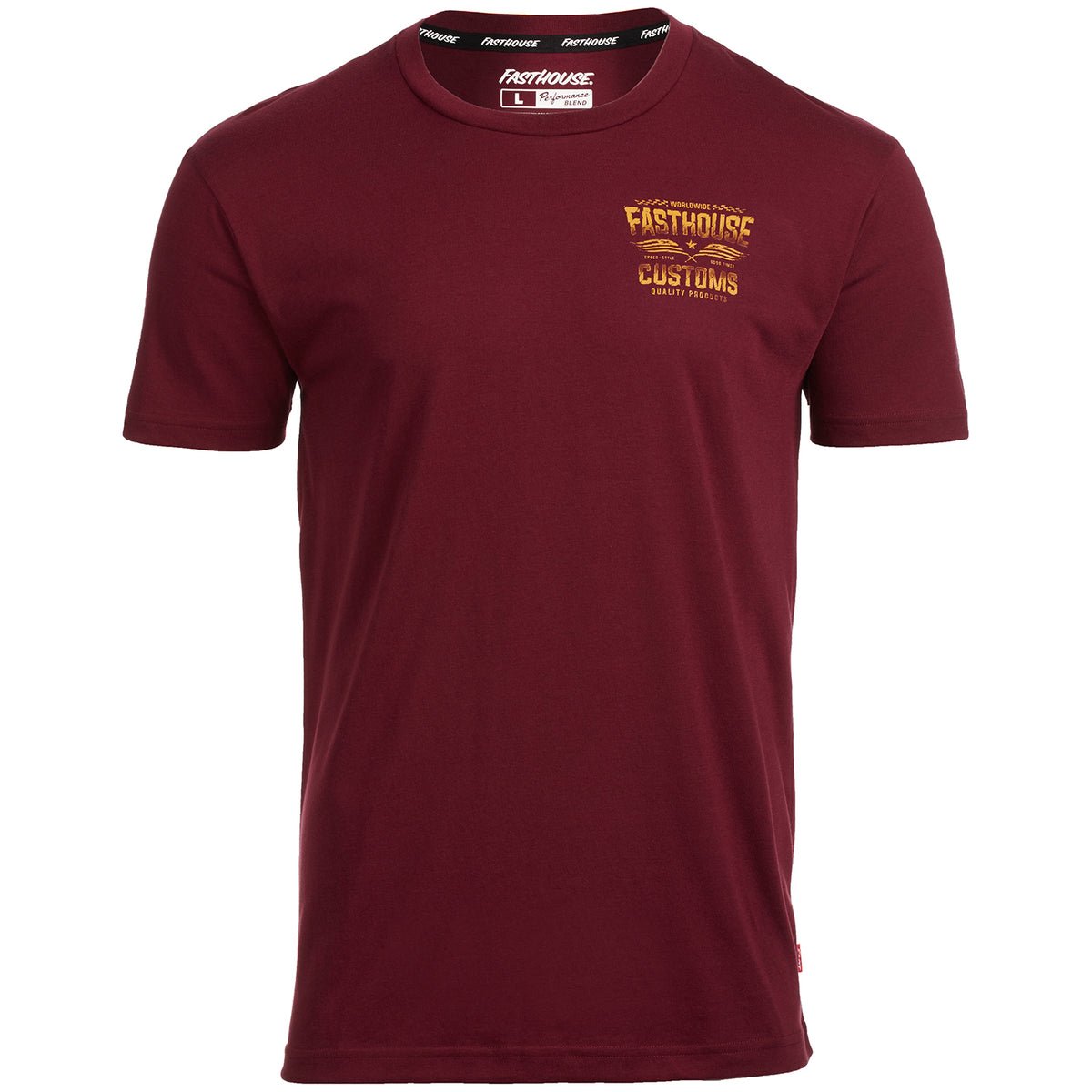 Fasthouse Tremor Tech Tee Maroon