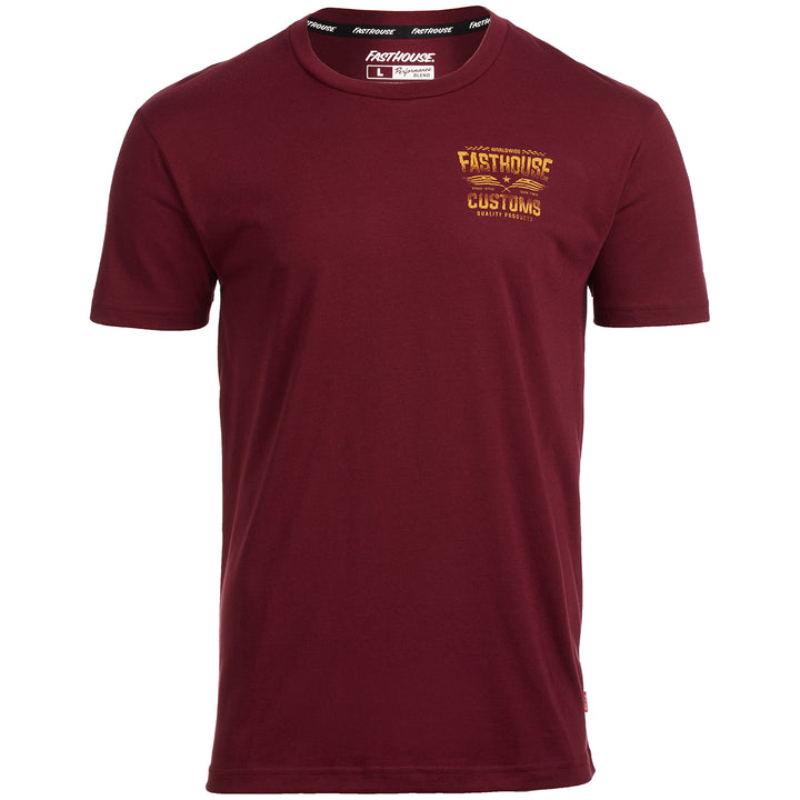 Fasthouse Tremor Tech Tee Maroon