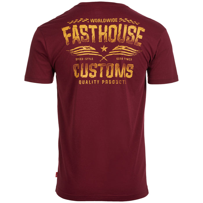 Fasthouse Tremor Tech Tee Maroon