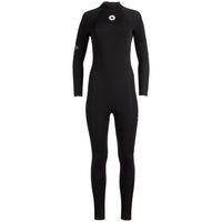 Sisstrevolution 3/2 Summer Seas Back Zip Wetsuit - Women's Solid Black::Solid Black