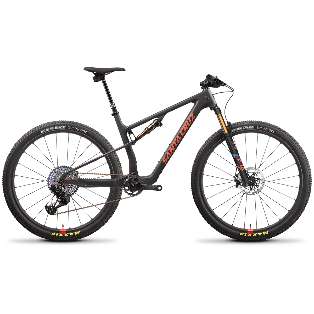 Santa Cruz Bicycles Blur CC XX1 Reserve TR Complete Mountain Bike 2022 Dark Matter
