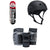 Element Section 7.75 Skateboard Complete + Pro-Tec The Classic Certified EPS Skateboard Helmet + Street Gear Junior Open Back Skateboard Pads