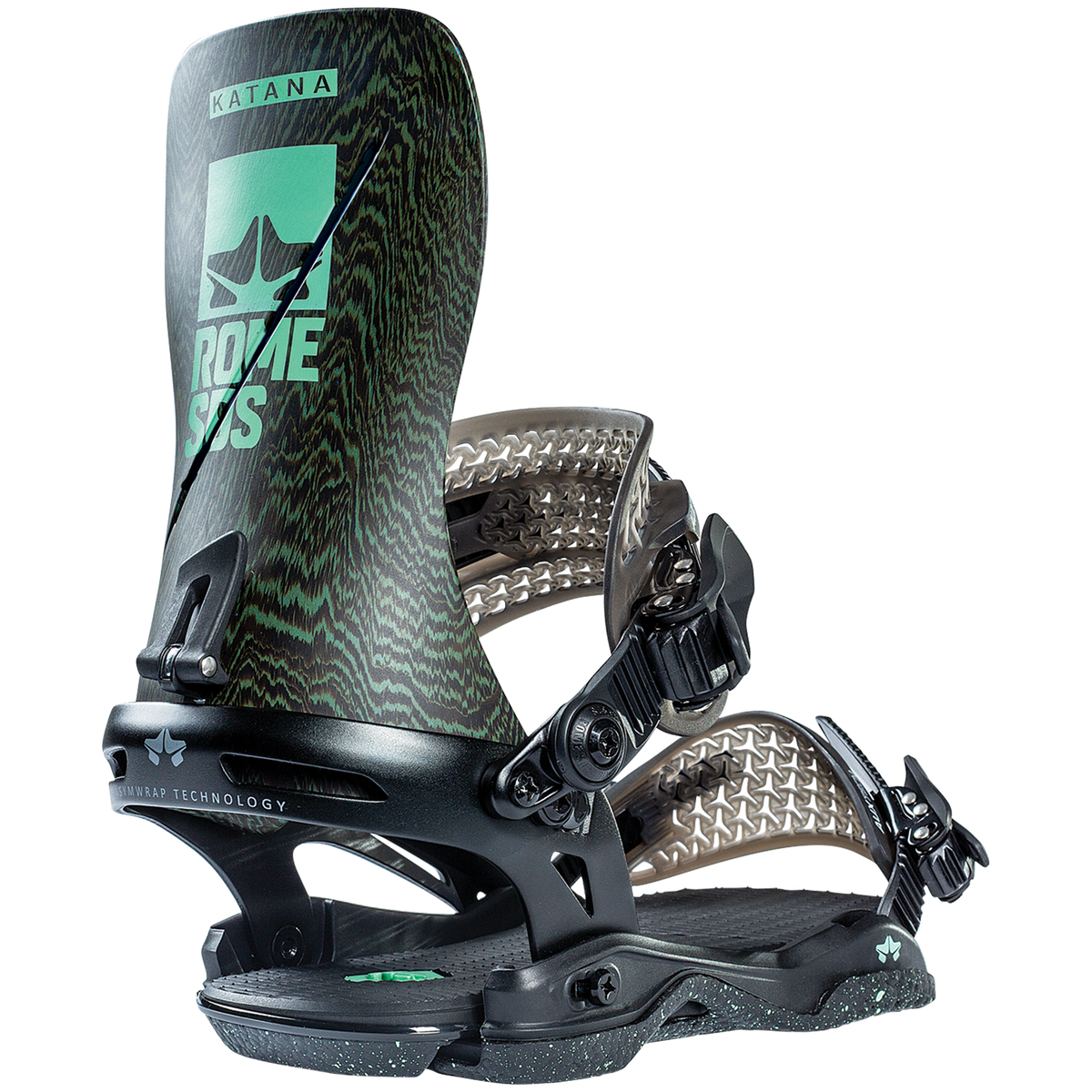 Rome Katana Snowboard Bindings 2022 Emerald