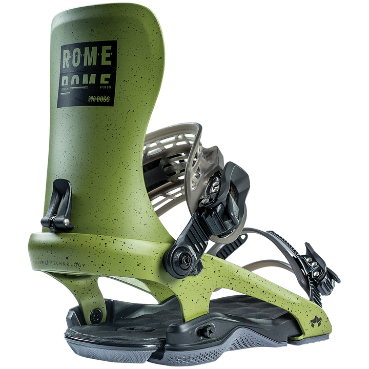 Rome 390 Boss Snowboard Bindings 2022 Olive