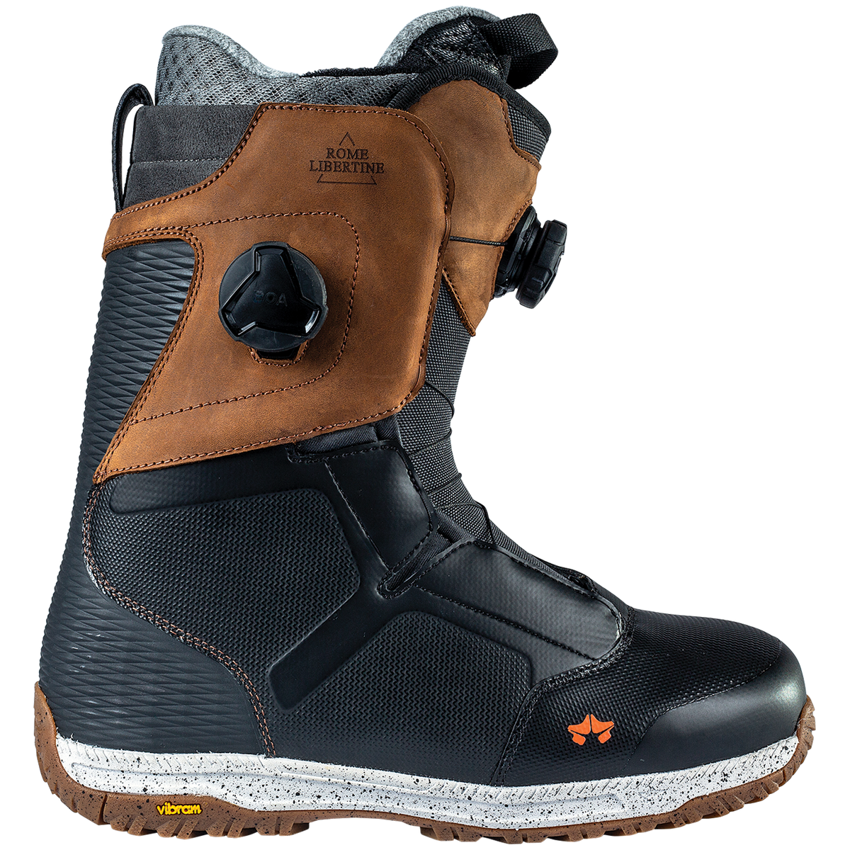 Rome Libertine Boa Snowboard Boots 2022 Black/Brown