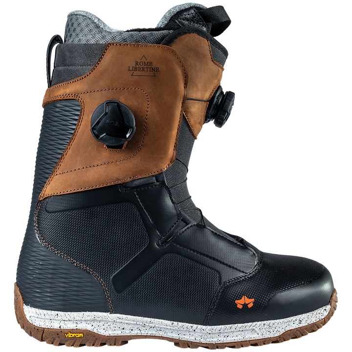 Rome Libertine Boa Snowboard Boots 2022 Black/Brown