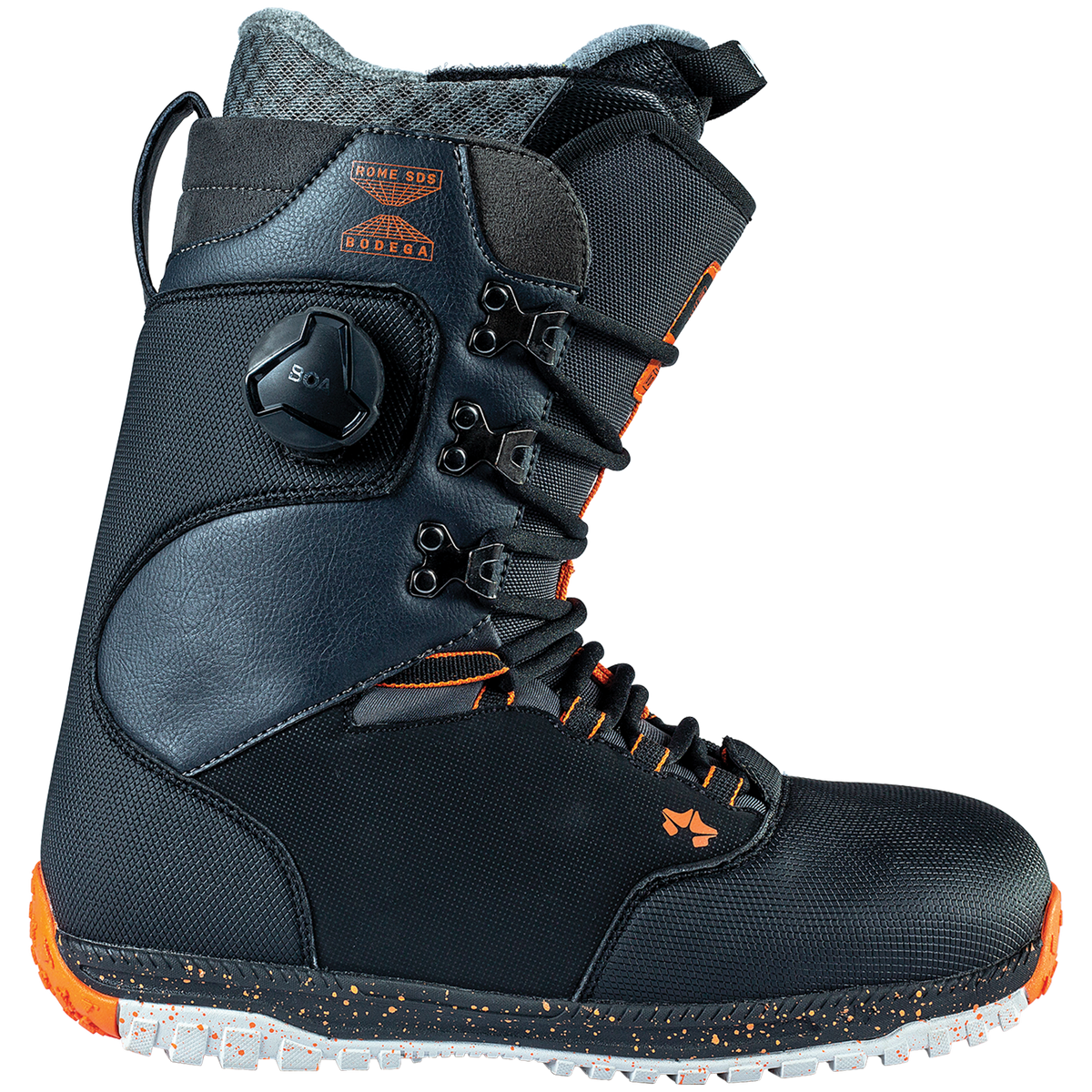 Rome Bodega Hybrid Boa Snowboard Boots 2022 Black