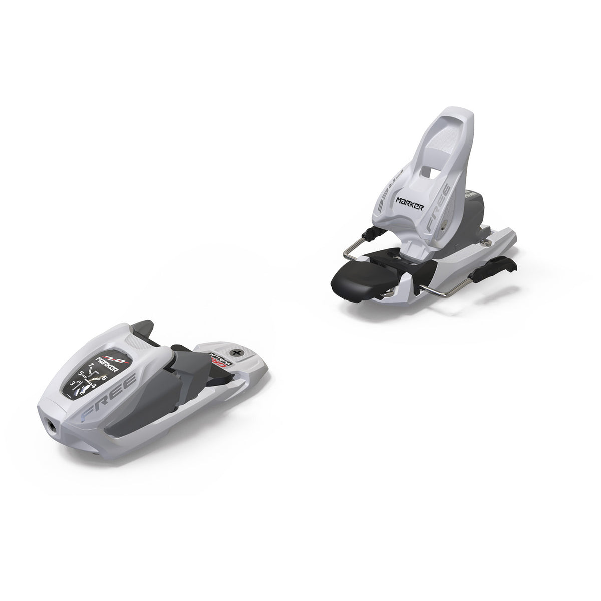 Marker Free 7 Ski Bindings - Kids' 2027 White/Silver