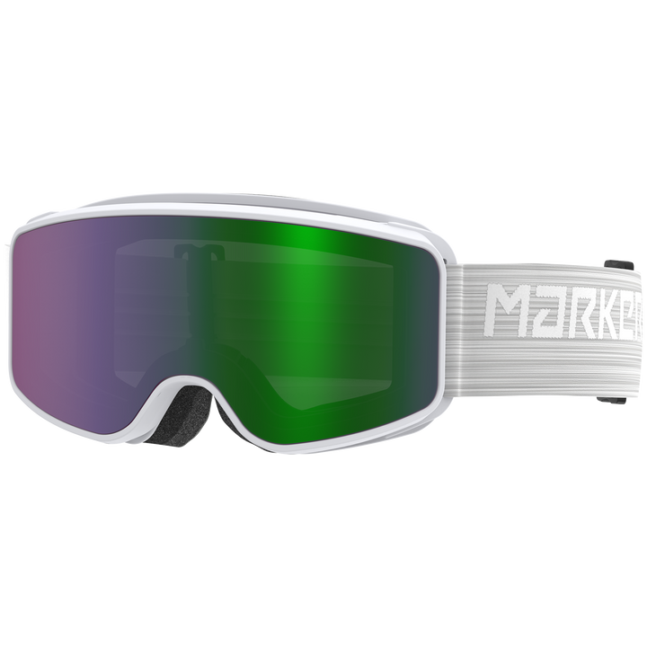 Marker Squadron Goggles - Kids' Snowwhite/Green Screen Mirror