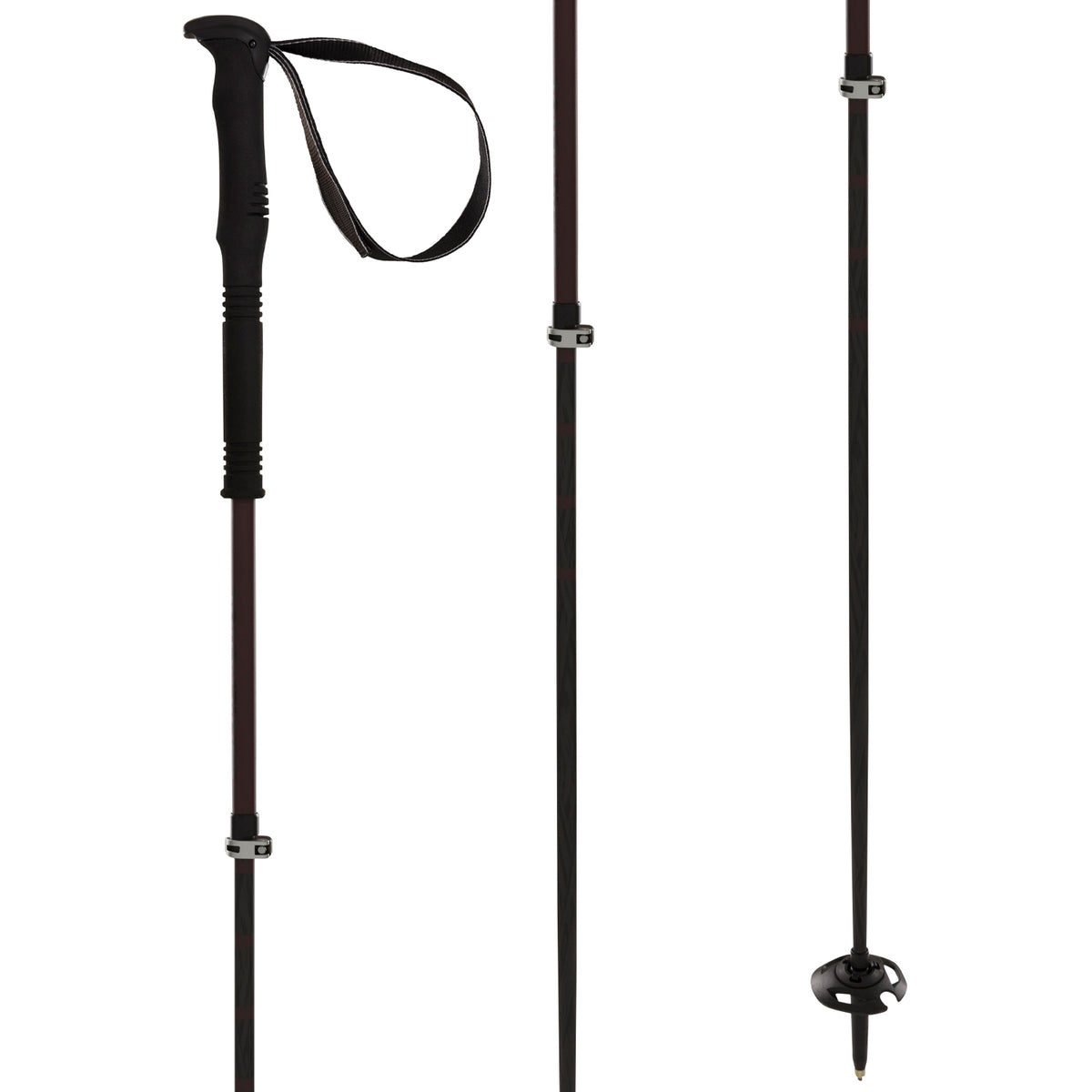 Völkl Touristick CC Adjustable Ski Poles 2024 Black