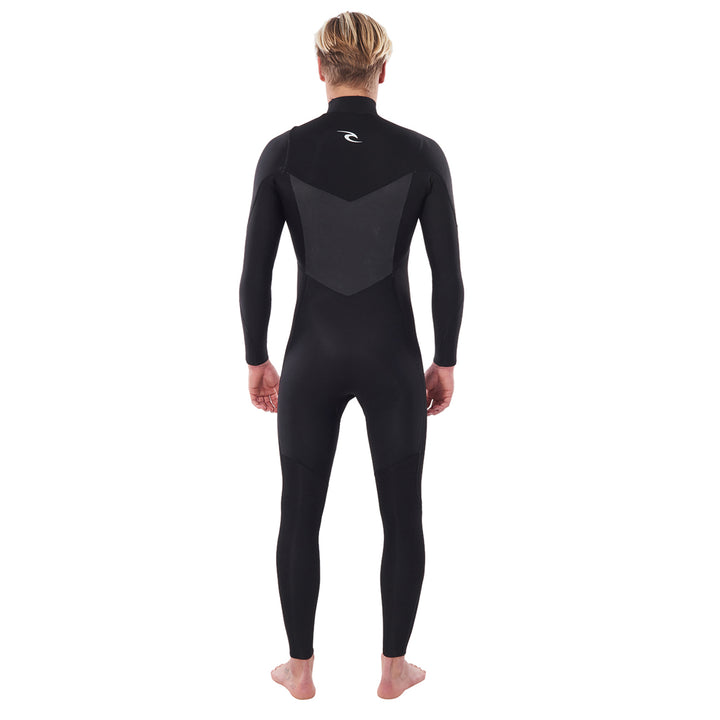 Rip Curl 3/2 Dawn Patrol Chest Zip Wetsuit Black