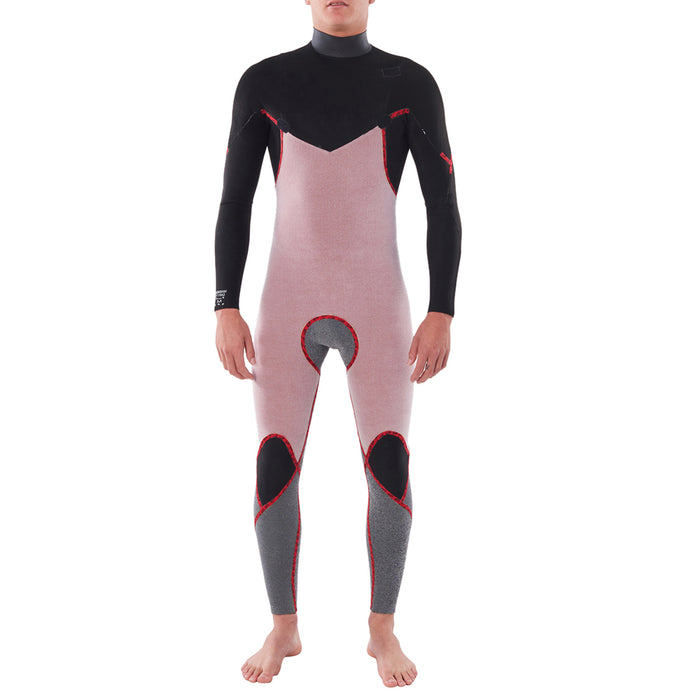 Rip Curl 3/2 Dawn Patrol Chest Zip Wetsuit Black