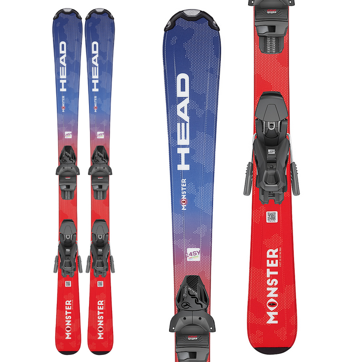 Head Monster Easy Skis + JRS 7.5 GW Ski Bindings - Kids' 2022