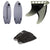 Hyperlite Frother Wakesurf Board + 3.5'' Flux Surf Fin Set + Dakine Superlite Traction Pad