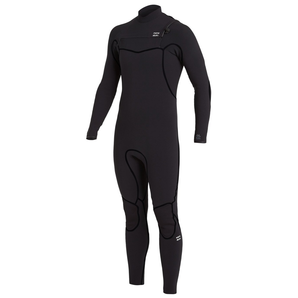 Billabong 4/3 Furnace Chest Zip Wetsuit Black