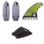 Hyperlite Frother Wakesurf Board 2021 + 4.75 Carbon Surf Fin Set + Dakine Andy Irons Pro Traction Pad