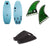 Hyperlite Arc Wakesurf Board 2021 + 4.5 Riot Carbon Surf Fin Set + Dakine Andy Irons Pro Traction Pad