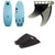 Hyperlite Arc Wakesurf Board 2021 + 3.5'' Flux Surf Fin Set + Dakine Andy Irons Pro Traction Pad