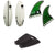 Hyperlite x Superbrand Ocka Wakesurf Board 2021 + 4.5 Riot Carbon Surf Fin Set + Dakine Andy Irons Pro Traction Pad