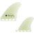 True Ames Lovelace Piggyback Quad Futures Fin Set Clear
